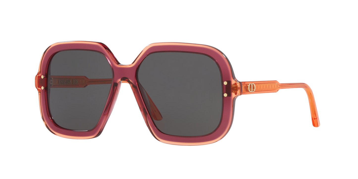 Dior Red-Grey Sunglasses | Dior DiorHighLight S1I Red-Grey