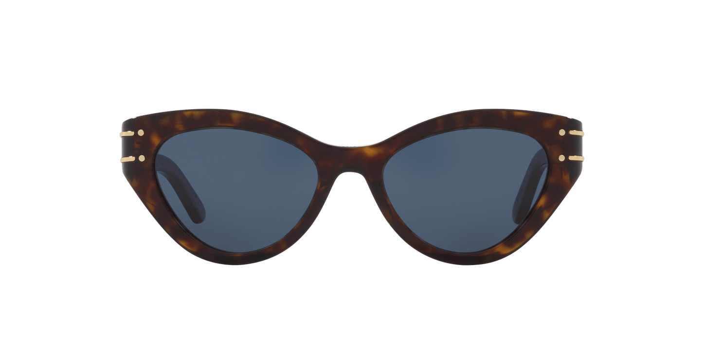 משקפי שמש של דיור צב-כחול | Dior DiorSignature B7I Tortoise-Blue