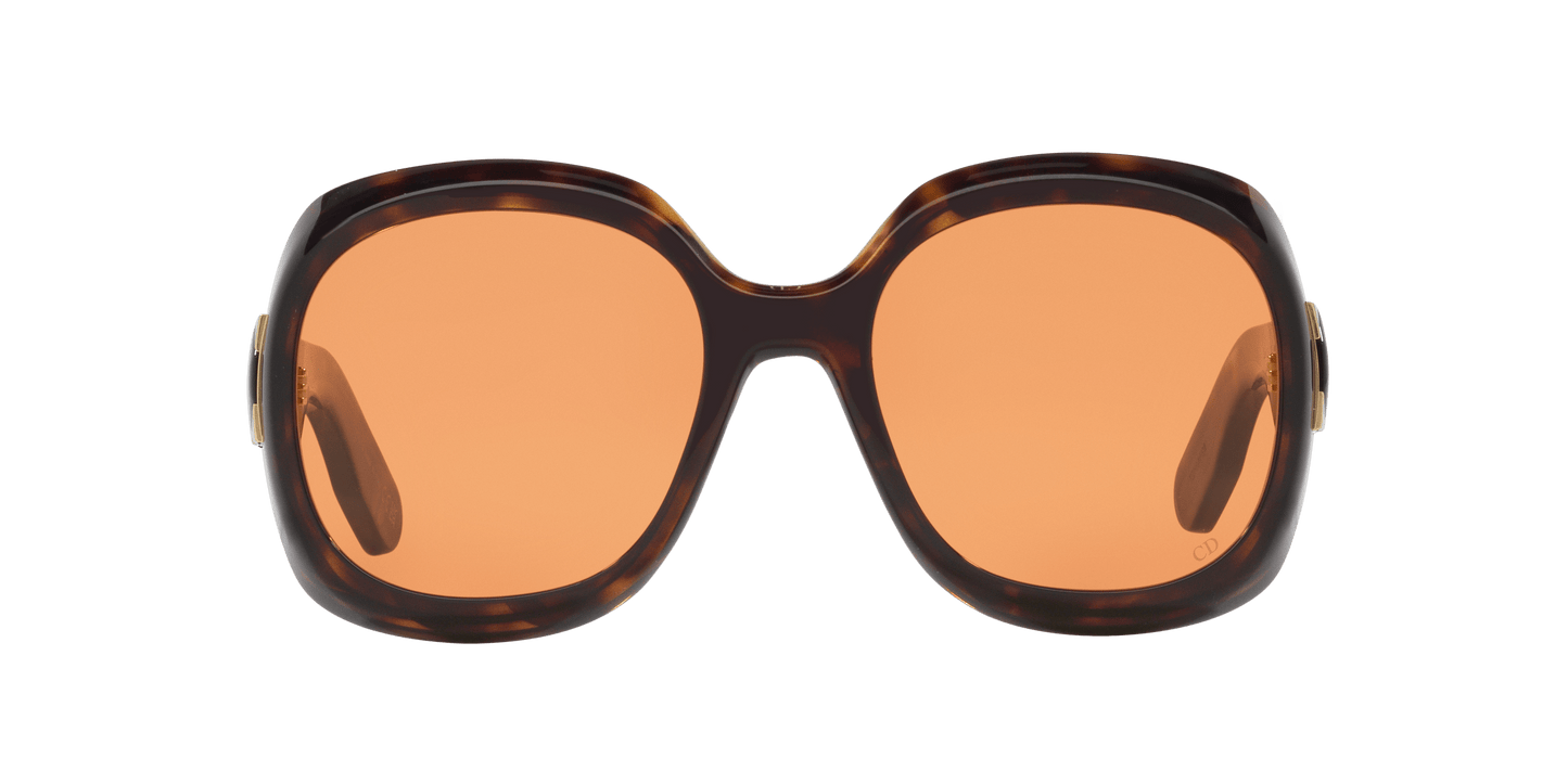 משקפי שמש של דיור צב-חום | Dior Lady 9522 R2I Tortoise-Brown