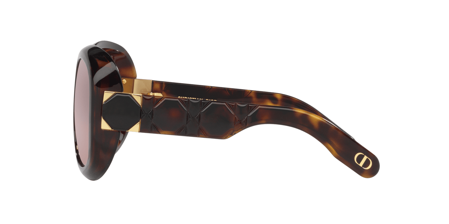 Dior Tortoise-Brown Sunglasses | Dior Lady 9522 R2I Tortoise-Brown
