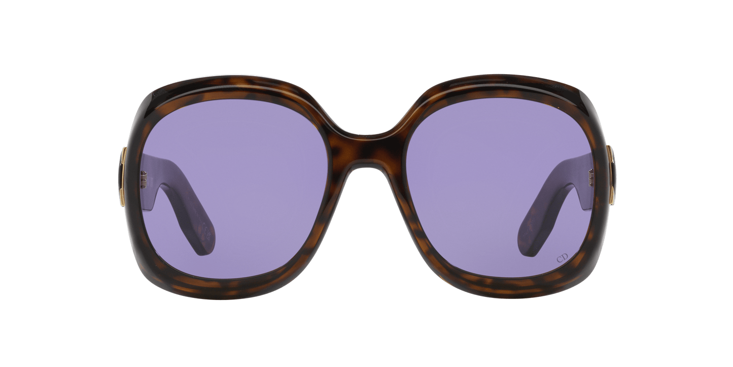 משקפי שמש של דיור צב-סגול | Dior Lady 9522 R2I Tortoise-Purple