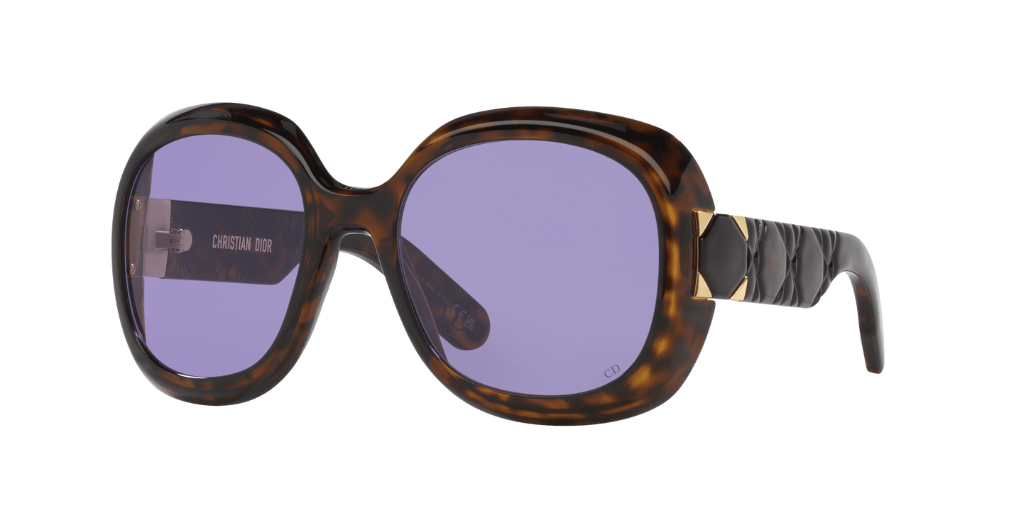 משקפי שמש של דיור צב-סגול | Dior Lady 9522 R2I Tortoise-Purple
