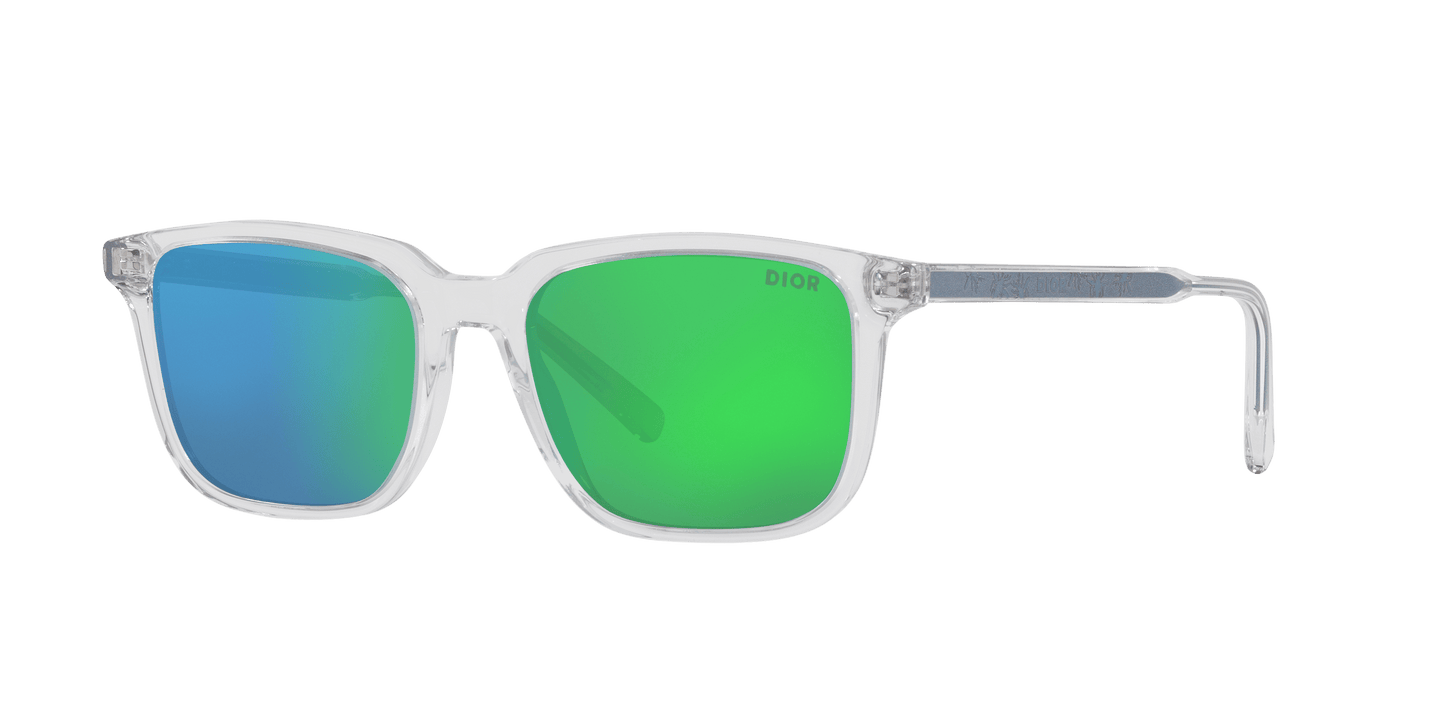 משקפי שמש של דיור אפור קריסטל-כחול | Dior Indior S1I Grey Crystal-Blue