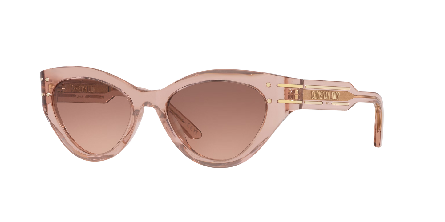 משקפי שמש של דיור ורוד-חום | Dior DiorSignature B7I Pink-Brown