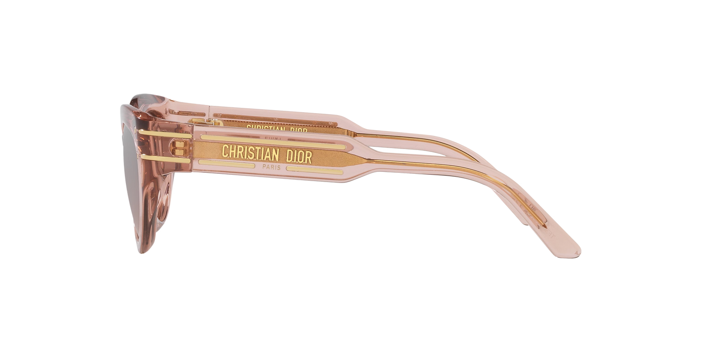 משקפי שמש של דיור ורוד-חום | Dior DiorSignature B7I Pink-Brown