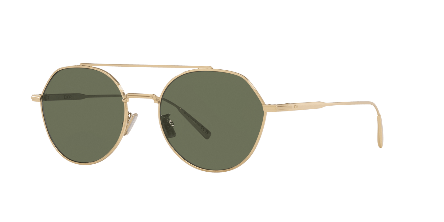Dior Sunglasses Gold Shiny-Green | Dior Diorblacksuit R6U Dm40112U Gold Shiny-Green
