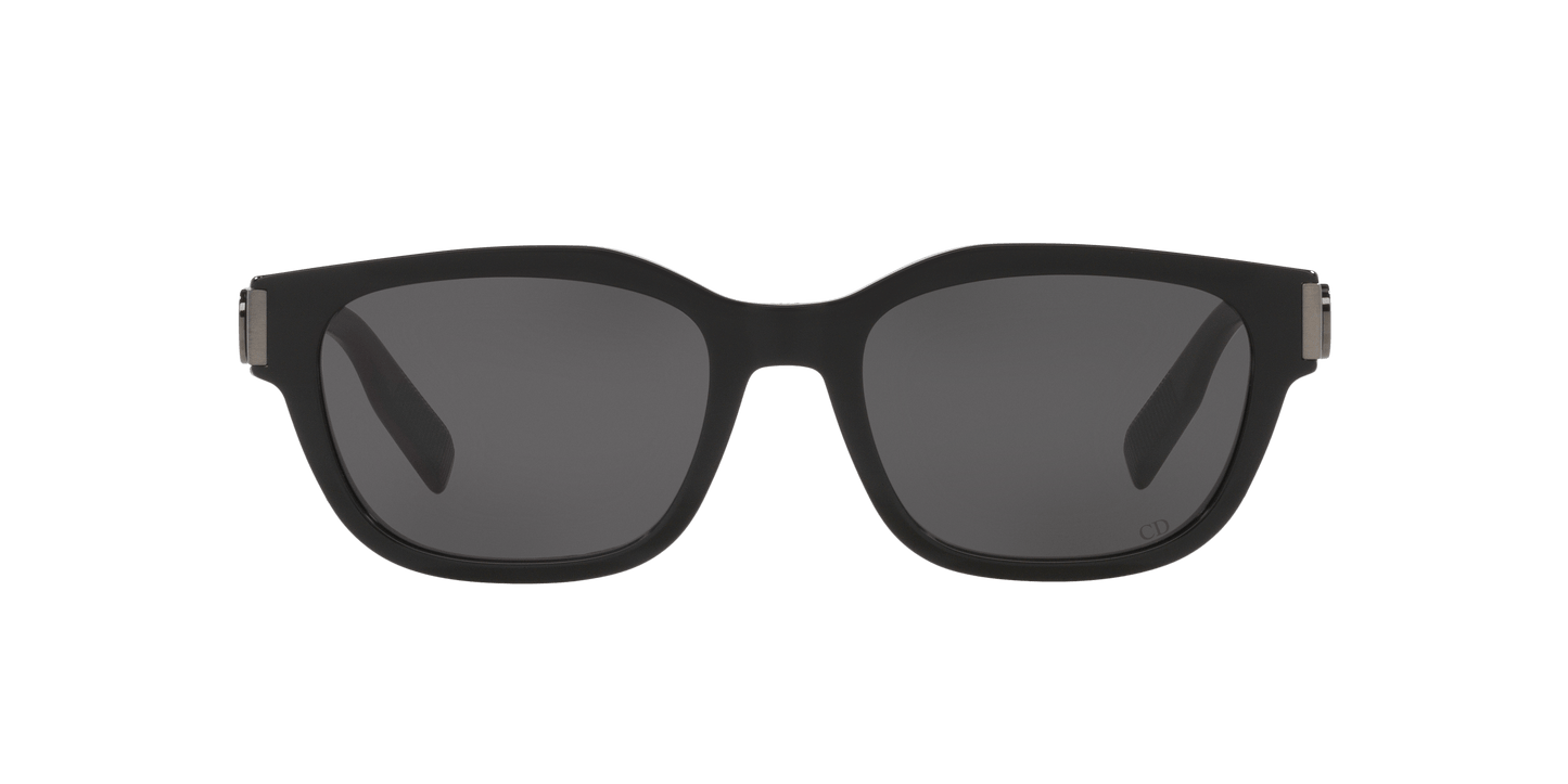 משקפי שמש של דיור שחור מבריק-אפור | Dior Cd Icon S1I Dm40122I Black Shiny-Grey