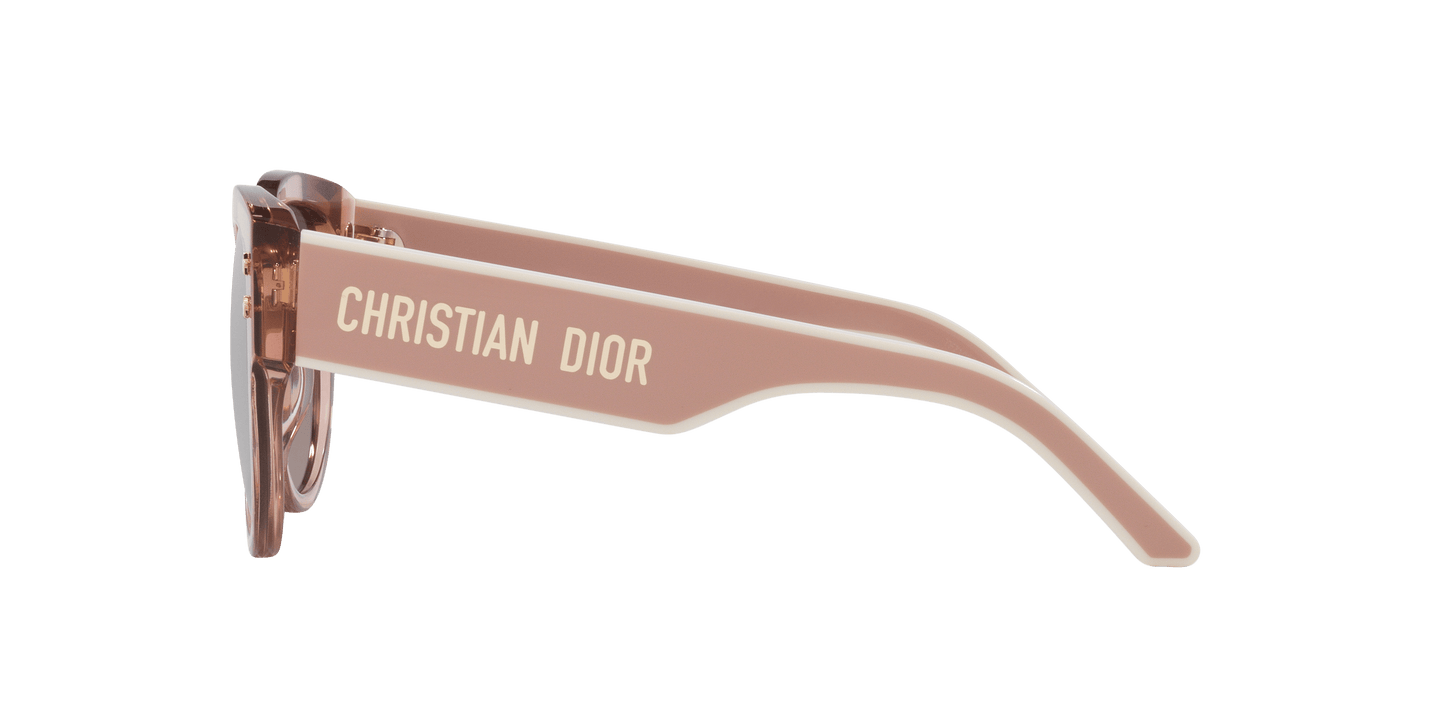 משקפי שמש של דיור ורוד-חום | DIOR Diorpacific B2I Cd40157I Pink-Brown