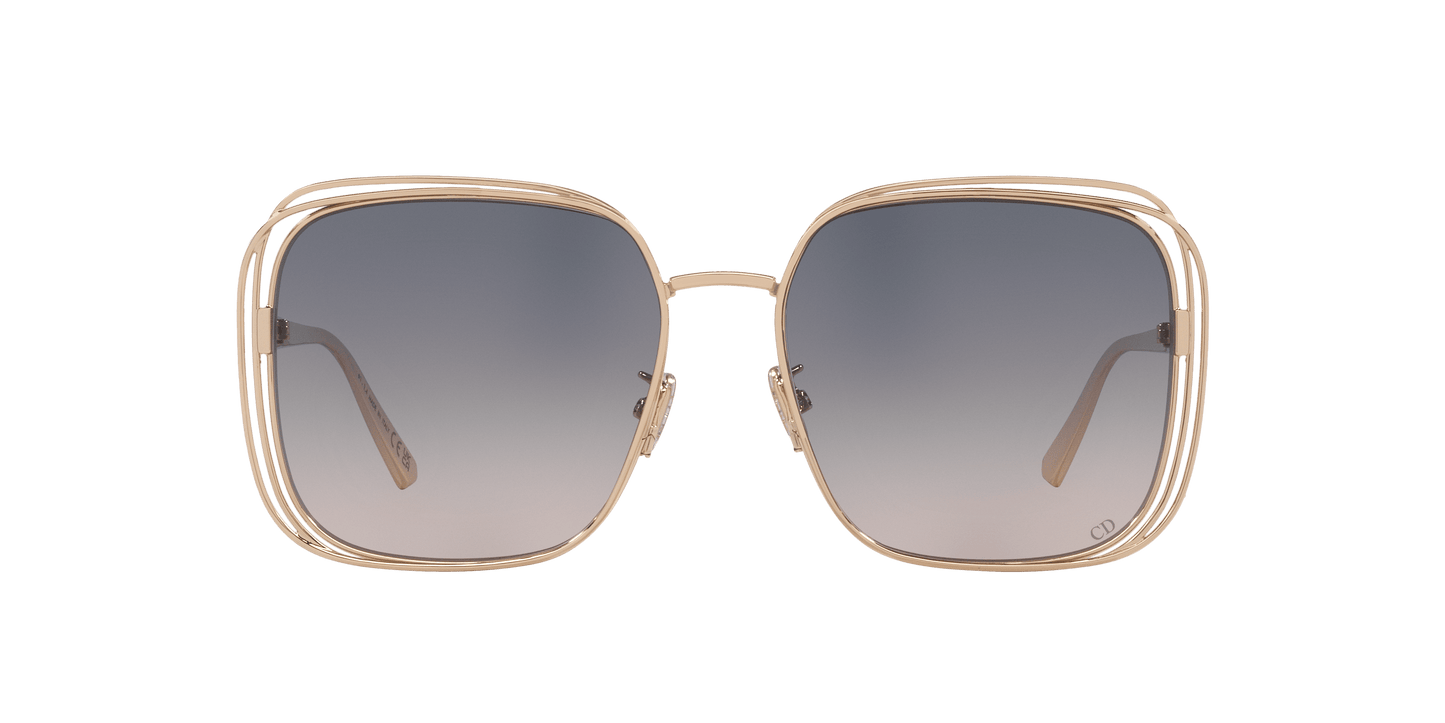 Dior Fildior S1U Cd40151U Gold Pink Shiny-Green Sunglasses