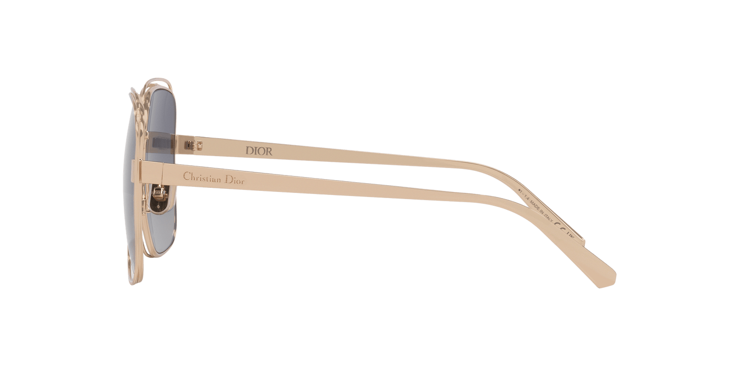 משקפי שמש של דיור זהב ורוד מבריק-ירוק | Dior Fildior S1U Cd40151U Gold Pink Shiny-Green