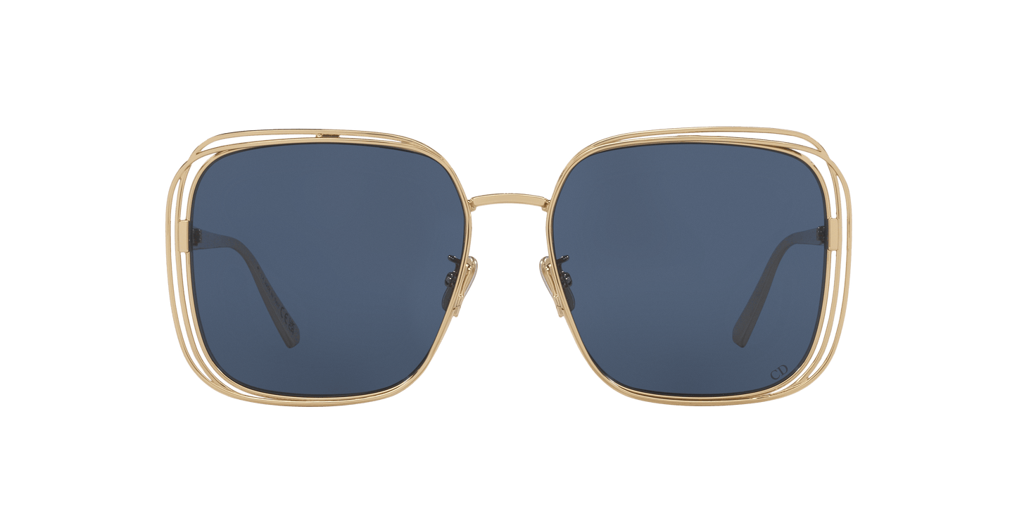 משקפי שמש של דיור זהב מבריק-כחול | Dior Fildior S1U Cd40151U Gold Shiny-Blue