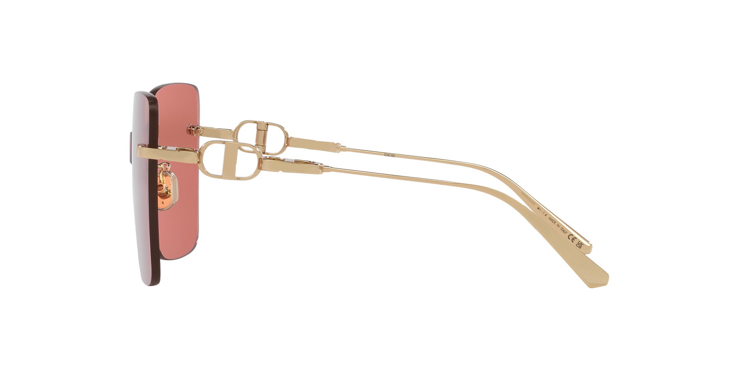 משקפי שמש של דיור זהב-חום | Dior CD Chain M1U CD40153U Gold-Brown