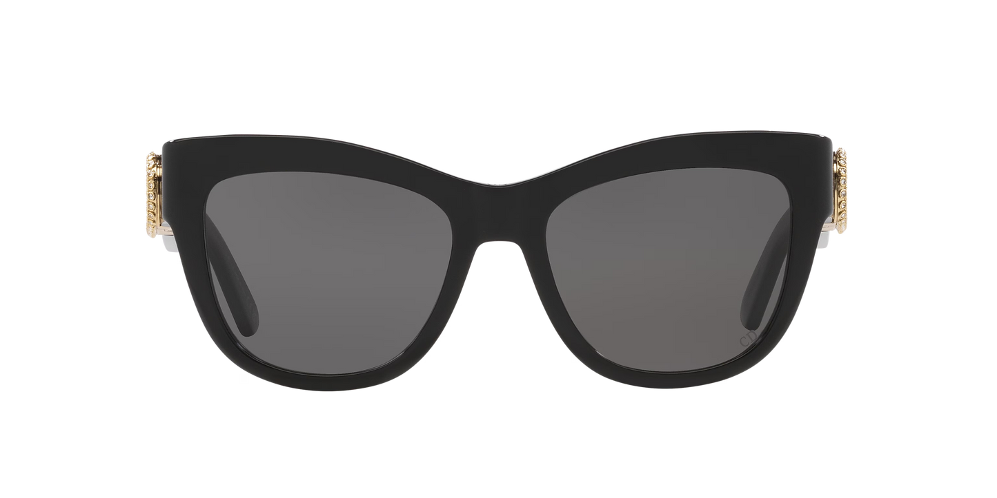 משקפי שמש של דיור שחור-אפור | Dior 30Montaigne B4I CD40155I Black-Grey
