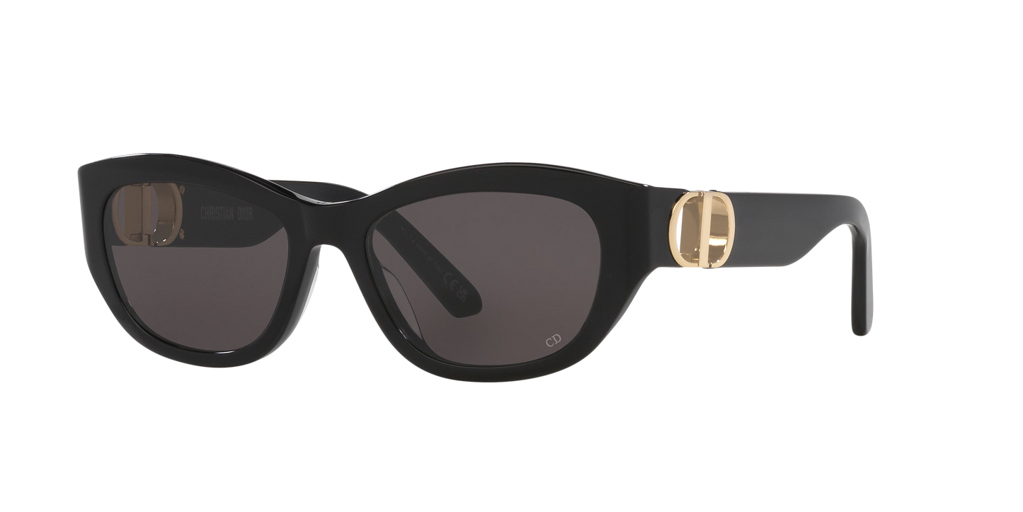 משקפי שמש של דיור שחור-אפור | Dior 30Montaigne B5U CD40156U Black-Grey