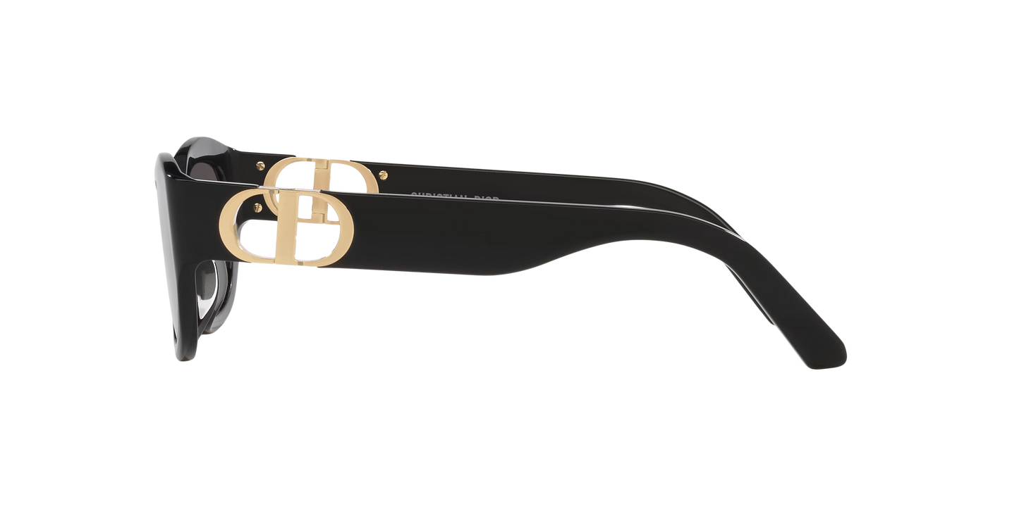 משקפי שמש של דיור שחור-אפור | Dior 30Montaigne B5U CD40156U Black-Grey