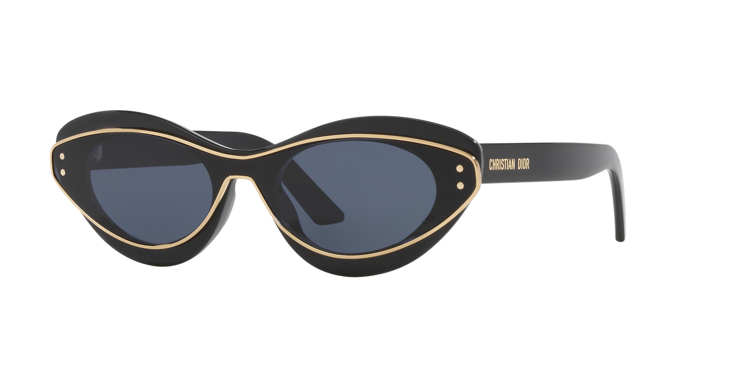 משקפי שמש של דיור שחור-כחול | Dior Diormeteor B1I CD40167I Black-Blue