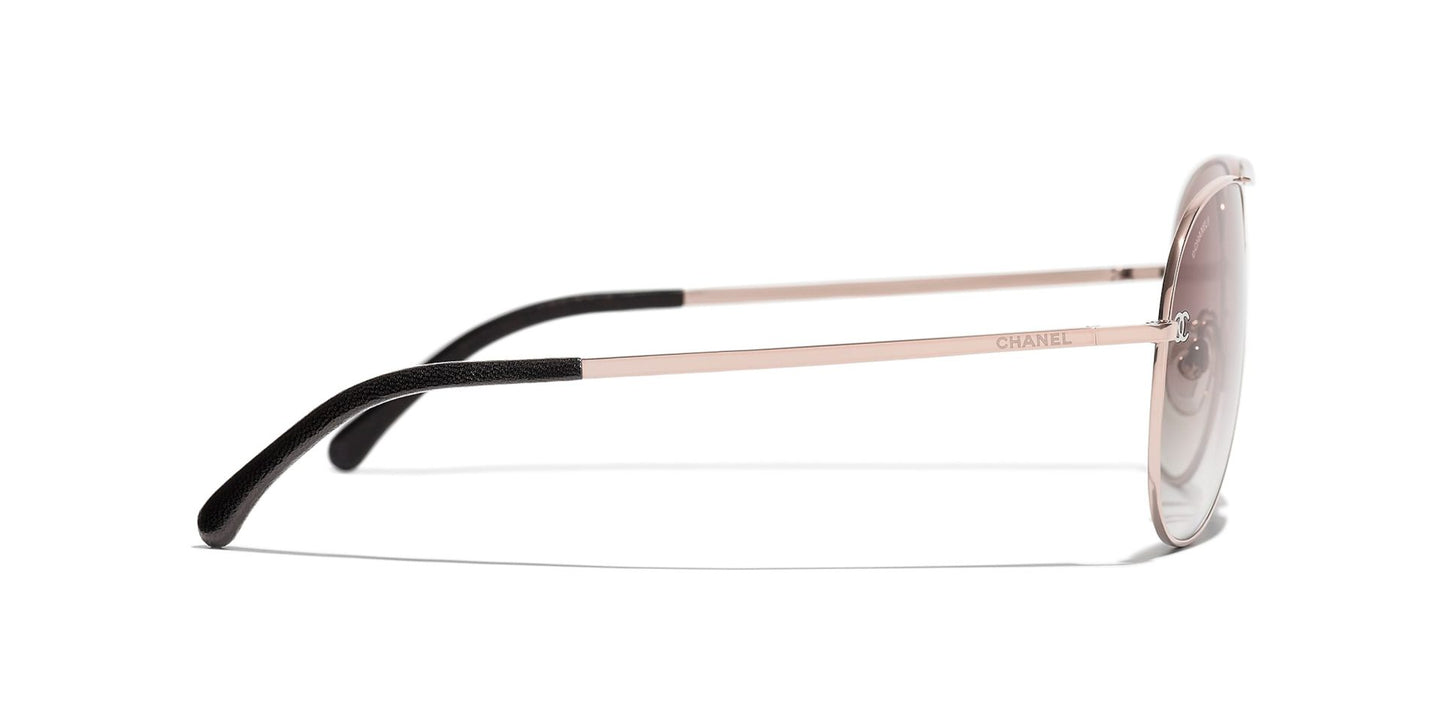 משקפי שמש של שאנל ורוד-חום | CHANEL CH4189TQ pilot glasses Pink-Brown