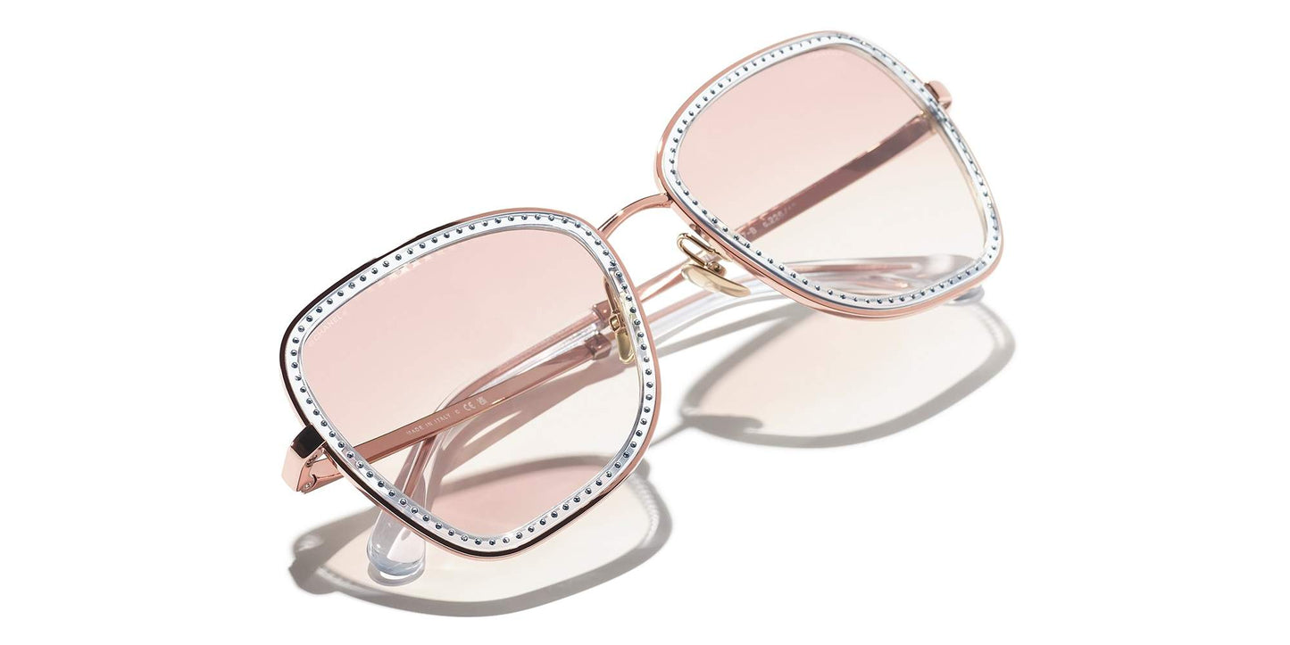 משקפי שמש של שאנל ברונזה-חום בהיר | CHANEL Square Sunglasses CH4277B Bronze-Light Brown