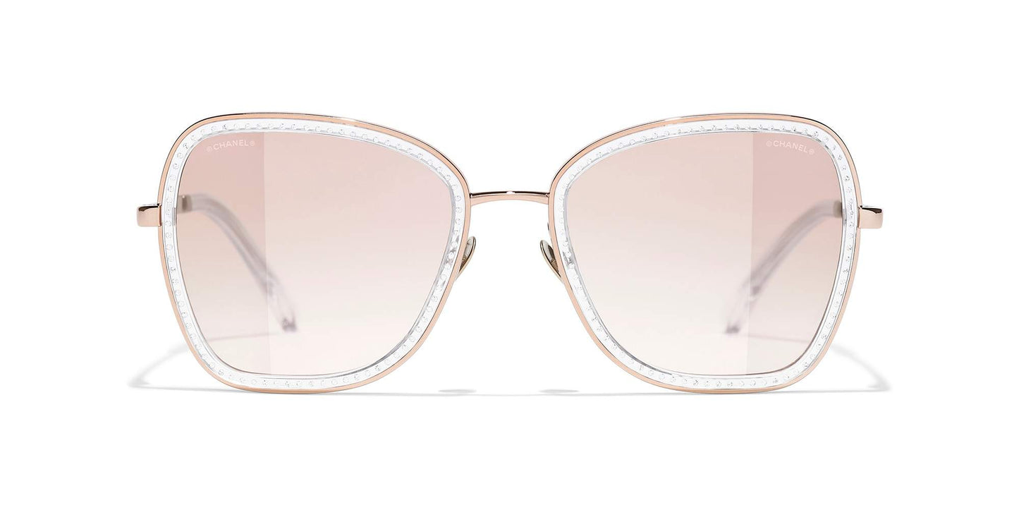 משקפי שמש של שאנל ברונזה-חום בהיר | CHANEL Square Sunglasses CH4277B Bronze-Light Brown