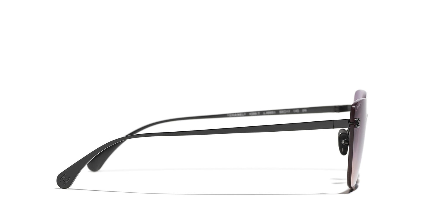 משקפי שמש של שאנל שחור-חום | CHANEL Cat eye glasses CH4286T Black-Brown