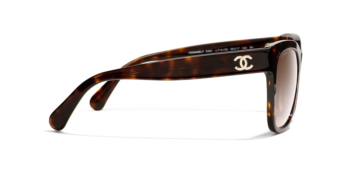 משקפי שמש של שאנל צב-חום | CHANEL Square glasses CH5380 Tortoiseshell-Brown
