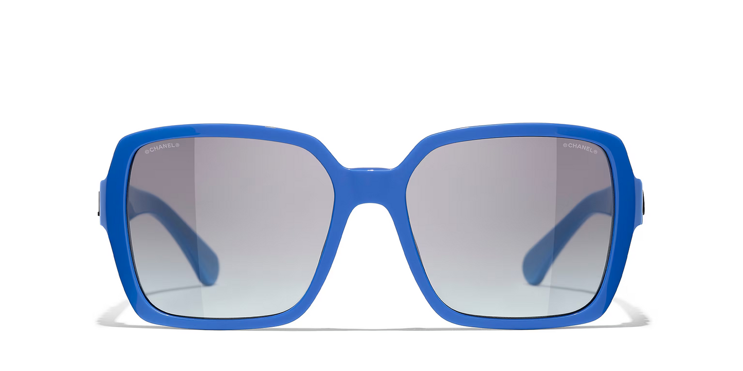 משקפי שמש של שאנל כחול-אפור | CHANEL Square glasses CH5408 Blue-Grey