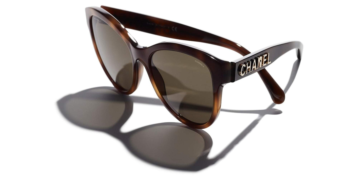 משקפי שמש של שאנל צב-חום | CHANEL Butterfly Sunglasses CH5458 Tortoise-Brown