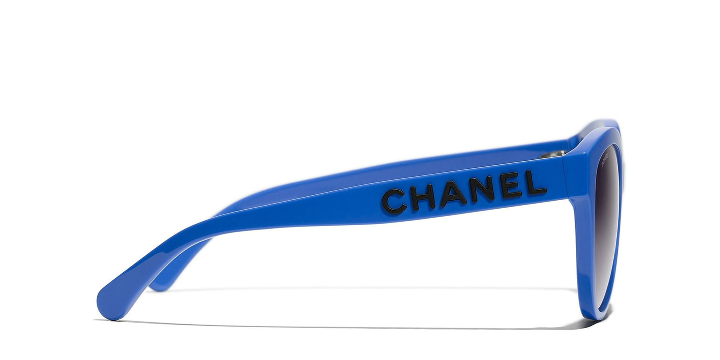 משקפי שמש של שאנל כחול-אפור | CHANEL Pantos CH5458 glasses Blue-Grey