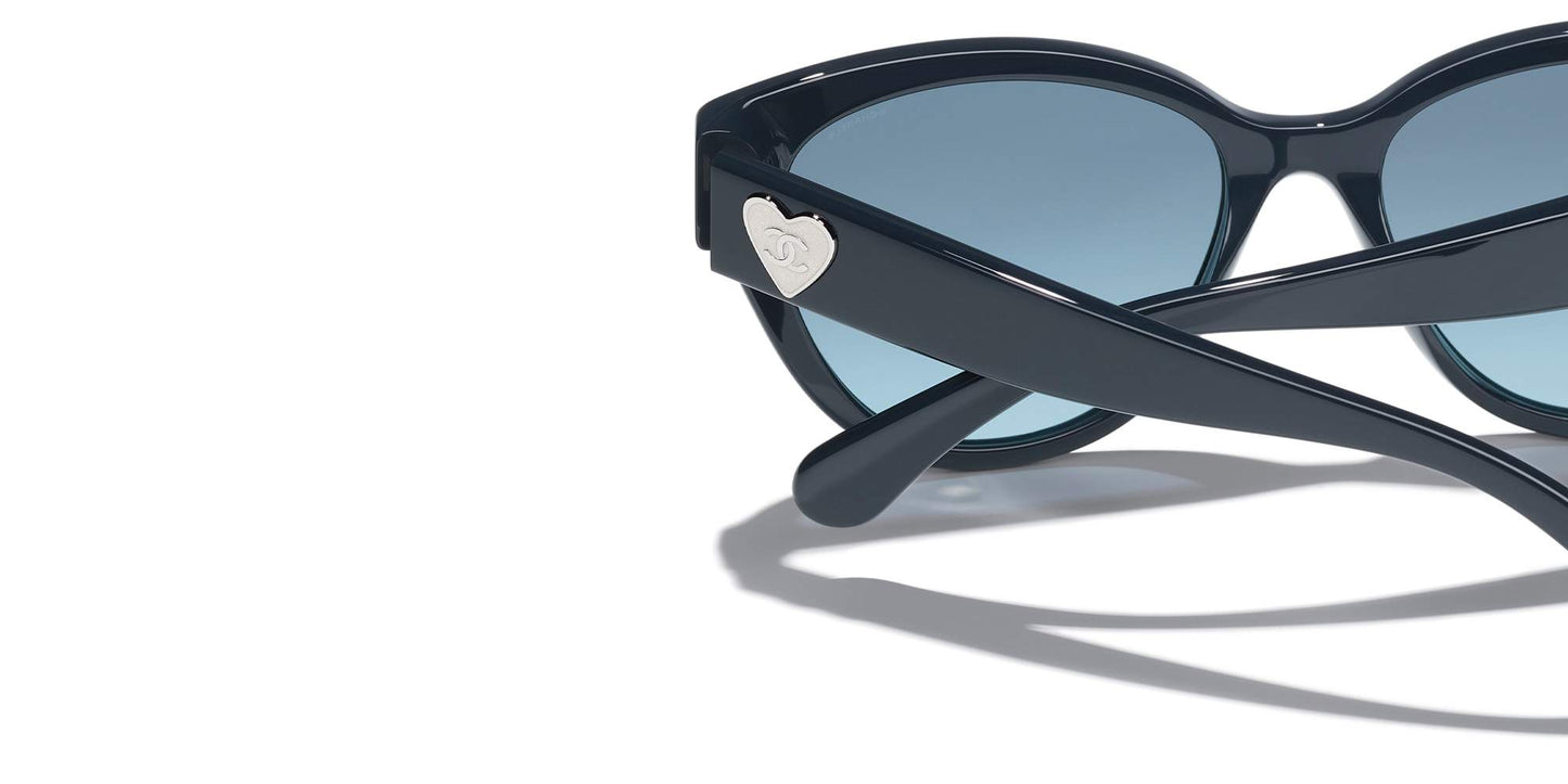 משקפי שמש של שאנל כחול | CHANEL Butterfly Sunglasses CH5477 Blue