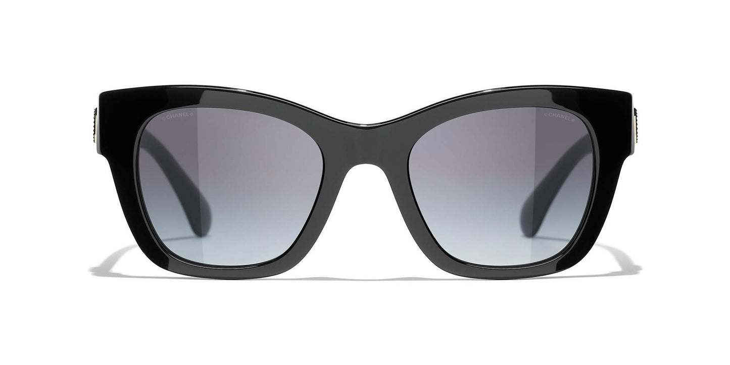 משקפי שמש של שאנל שחור-אפור | CHANEL Square Sunglasses CH5478 Black-Gray