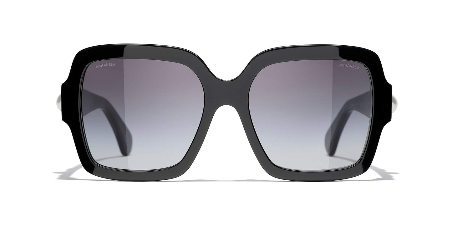 משקפי שמש של שאנל שחור-אפור | CHANEL Square Sunglasses CH5479 Black-Grey