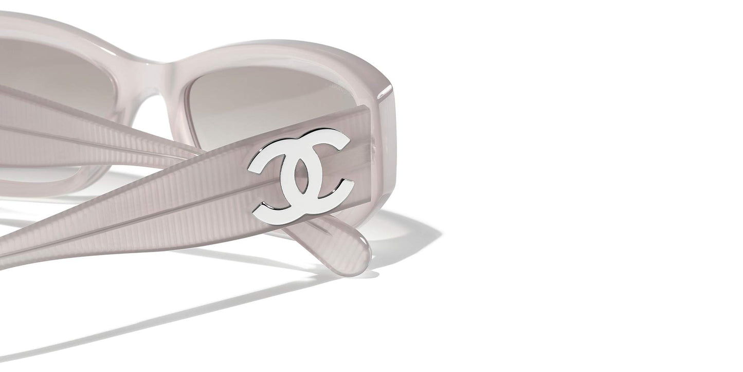 משקפי שמש של שאנל אפור | CHANEL Rectangle Sunglasses CH5493 Gray