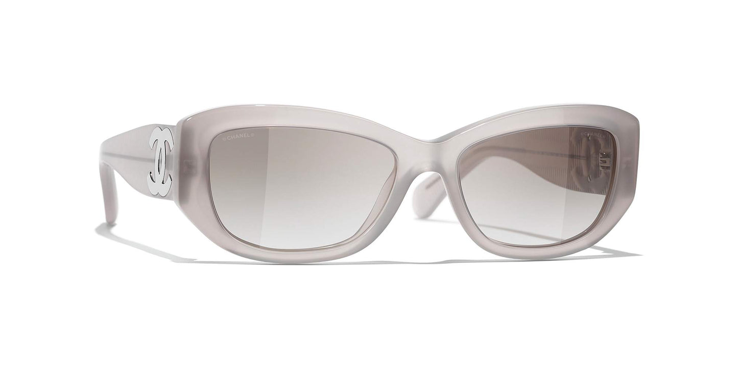 משקפי שמש של שאנל אפור | CHANEL Rectangle Sunglasses CH5493 Gray