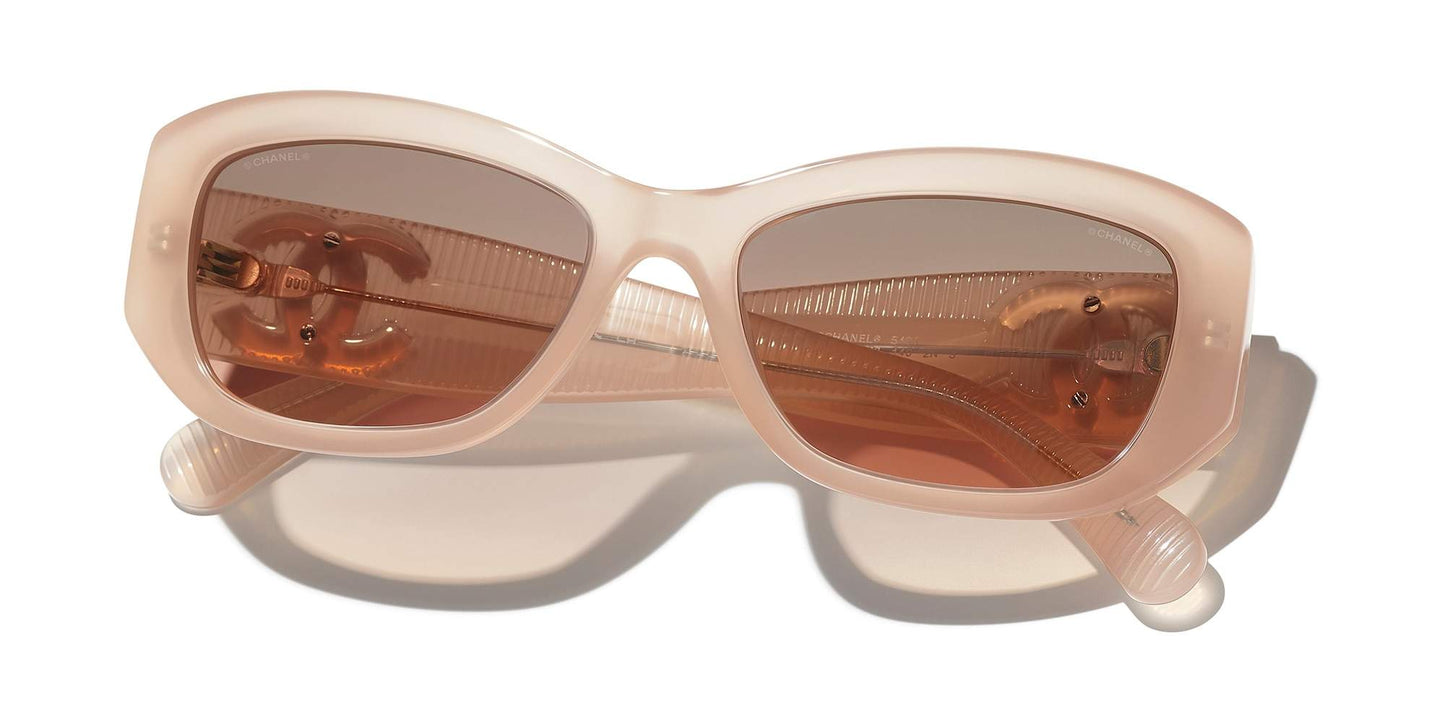 משקפי שמש של שאנל קורל | CHANEL Rectangle Sunglasses CH5493 Coral