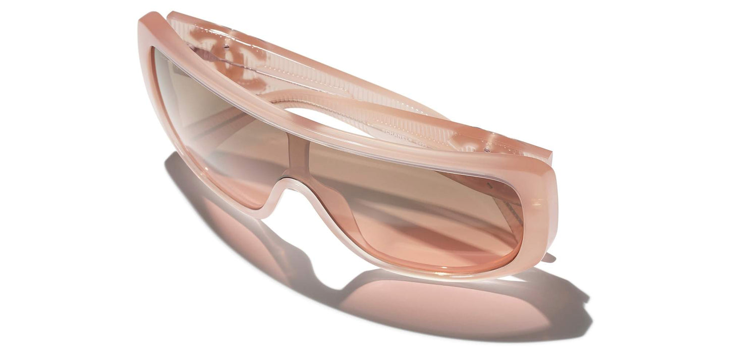 משקפי שמש של שאנל קורל | CHANEL Shield Sunglasses CH5495 Coral