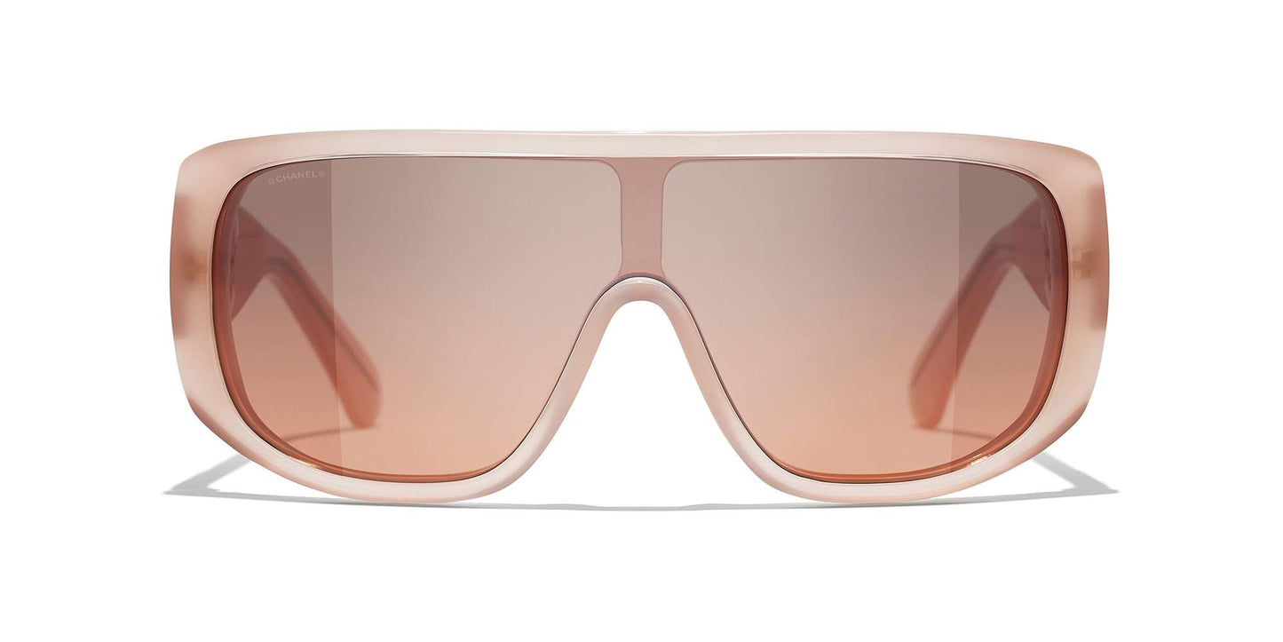משקפי שמש של שאנל קורל | CHANEL Shield Sunglasses CH5495 Coral