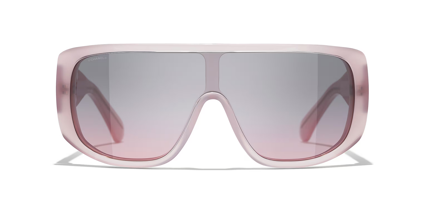 משקפי שמש של שאנל ורוד-ורוד | CHANEL CH5495 Mask Glasses Pink-Pink