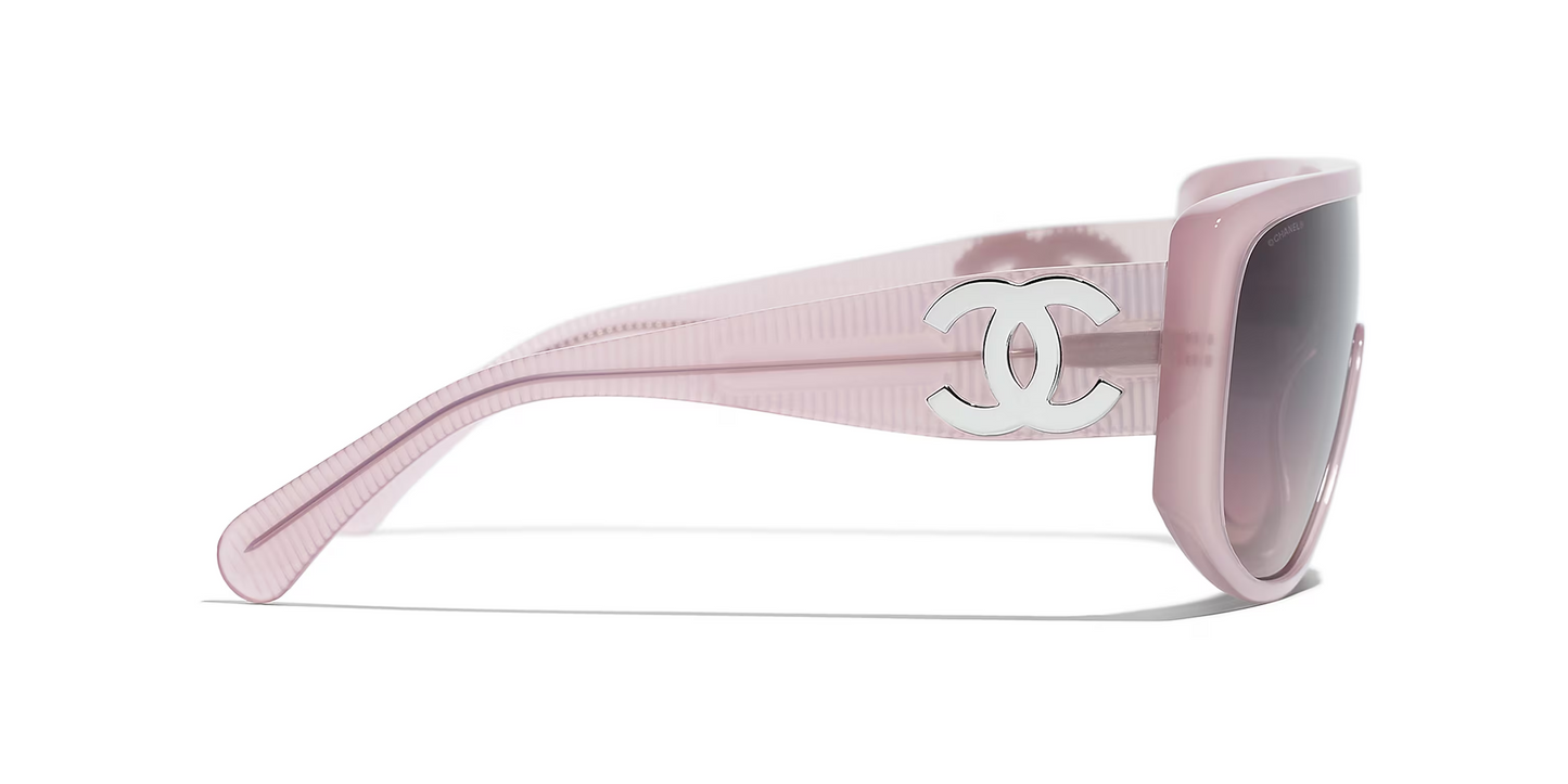 משקפי שמש של שאנל ורוד-ורוד | CHANEL CH5495 Mask Glasses Pink-Pink
