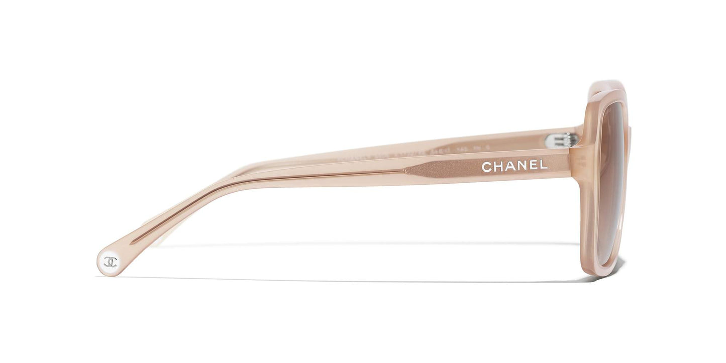 משקפי שמש של שאנל קורל-ורוד | CHANEL Square Sunglasses CH5505 Coral-Pink