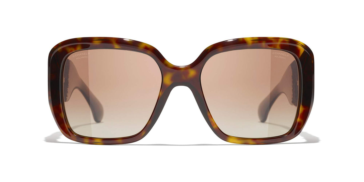 משקפי שמש של שאנל כהה הוואנה-חום | CHANEL Square Sunglasses CH5512 Dark Havana-Brown