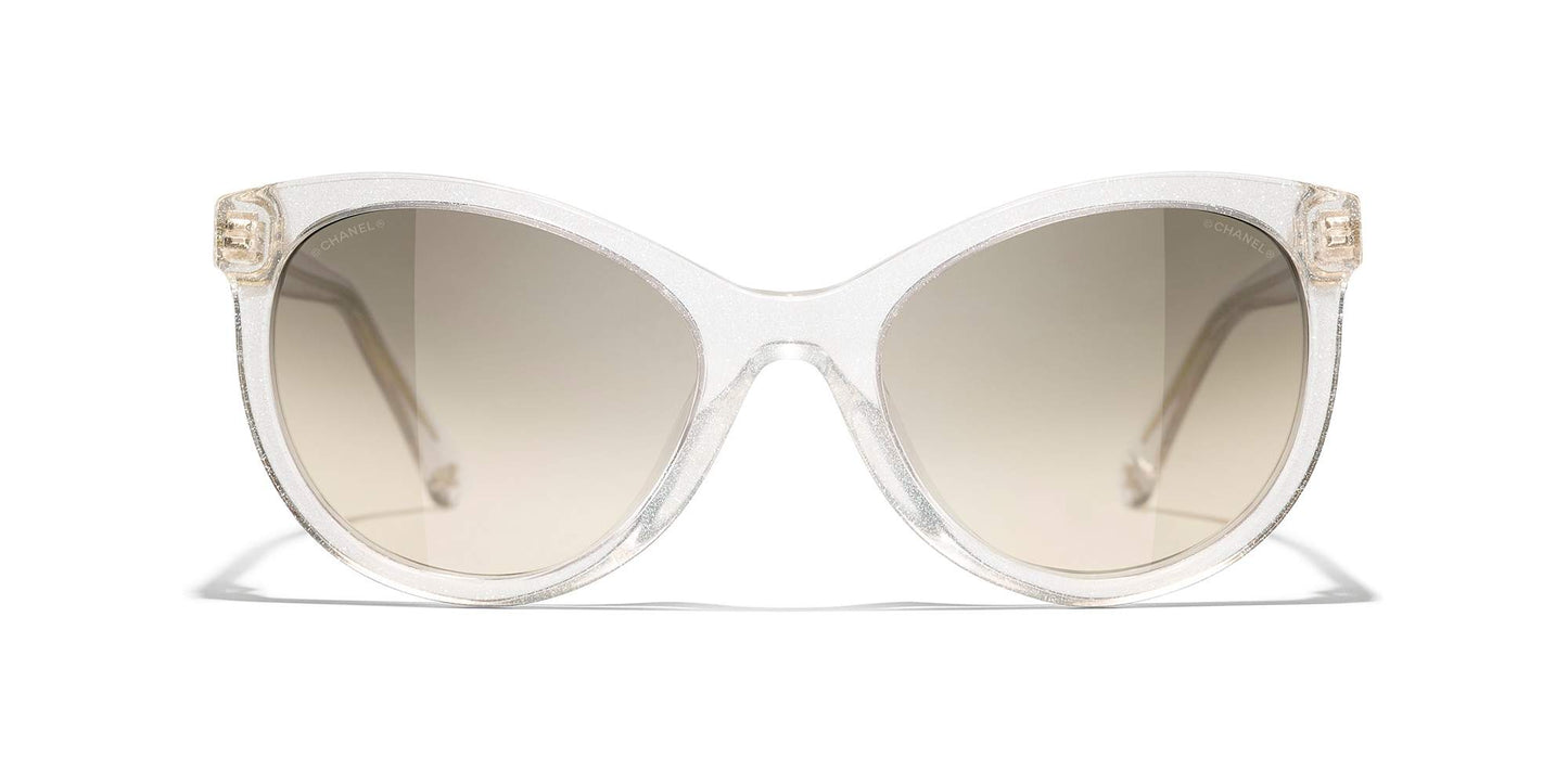 משקפי שמש של שאנל שקוף-אפור | CHANEL Pantos Sunglasses CH5523U Transparent-Grey