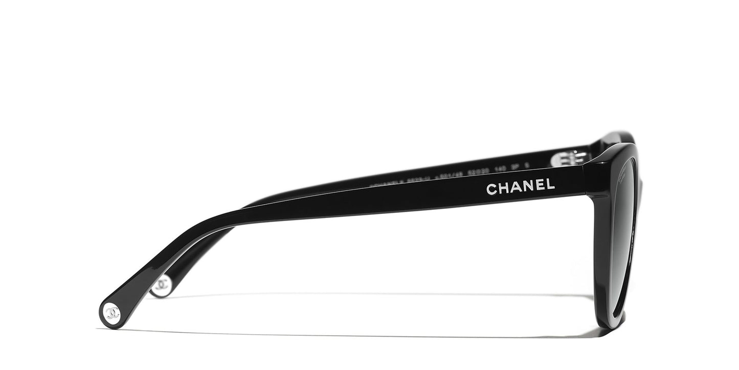 משקפי שמש של שאנל שחור-אפור | CHANEL Pantos CH5523U glasses Black-Grey