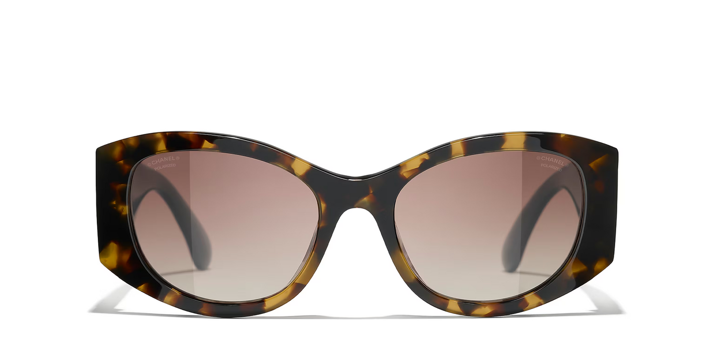 משקפי שמש של שאנל צב-חום | CHANEL Oval glasses CH5524 Tortoiseshell-Brown