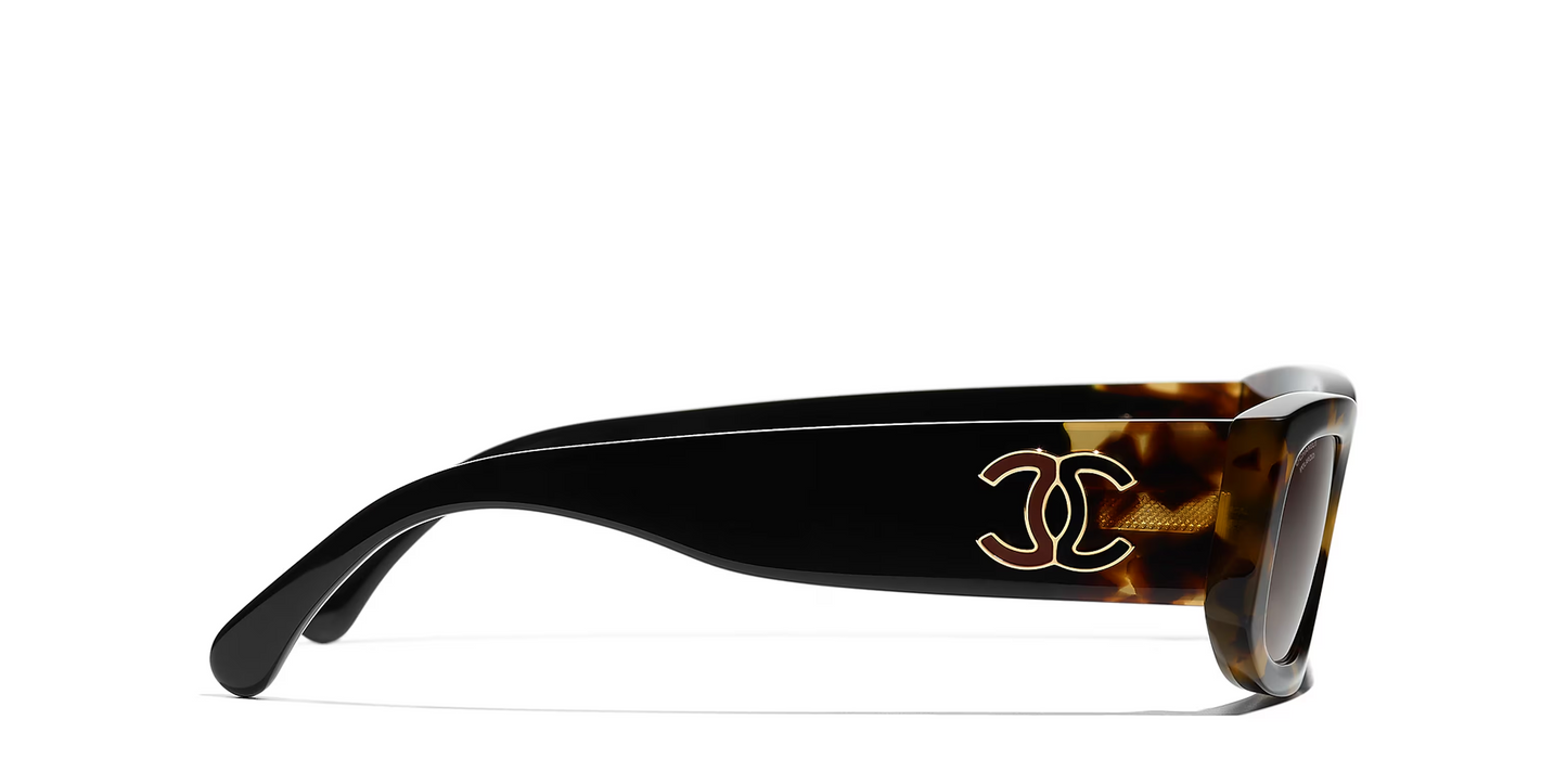 משקפי שמש של שאנל צב-חום | CHANEL Rectangular glasses CH5525 Tortoiseshell-Brown