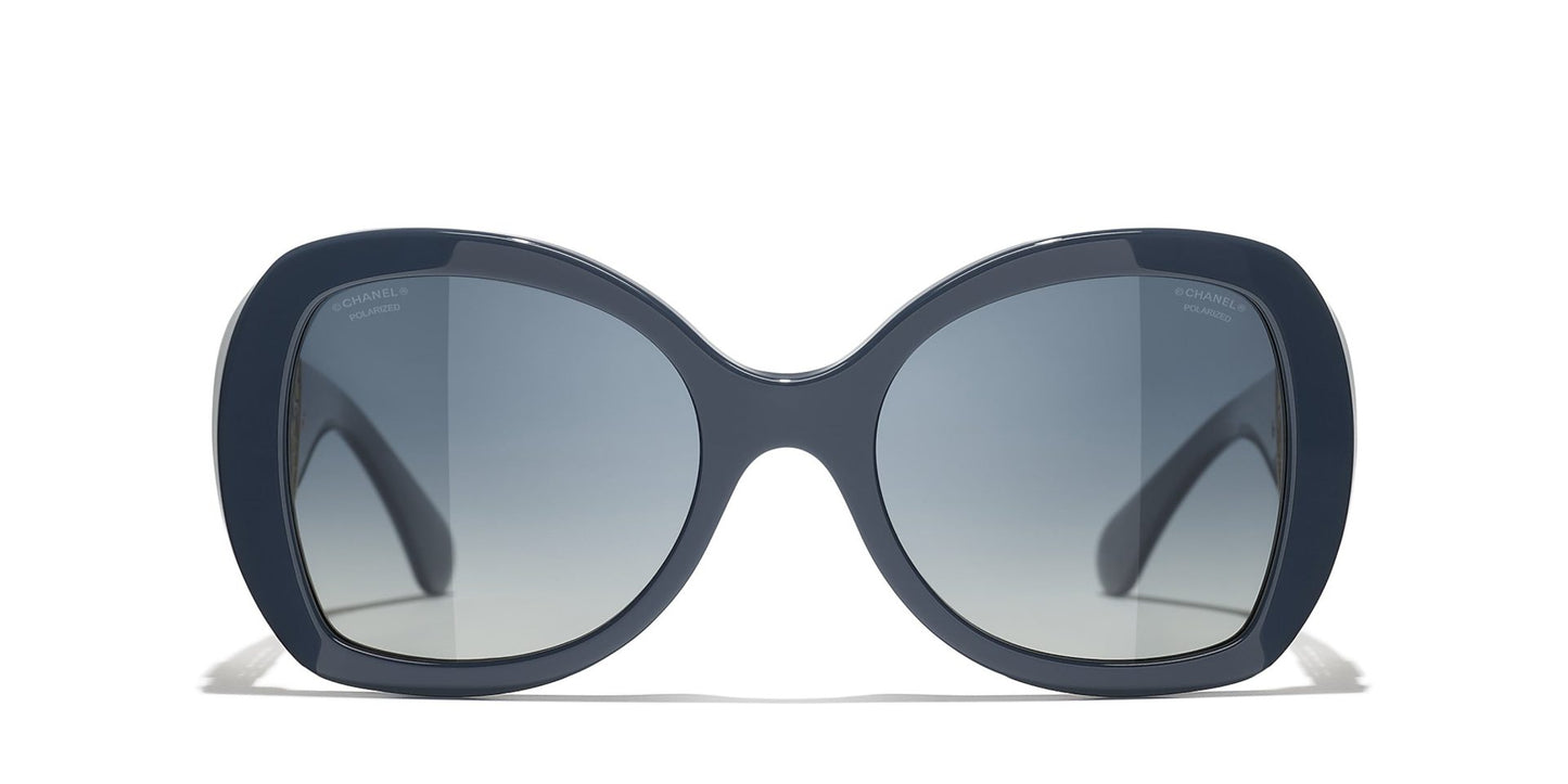 משקפי שמש של שאנל כחול-כחול | CHANEL Butterfly Sunglasses CH5531 Blue-Blue