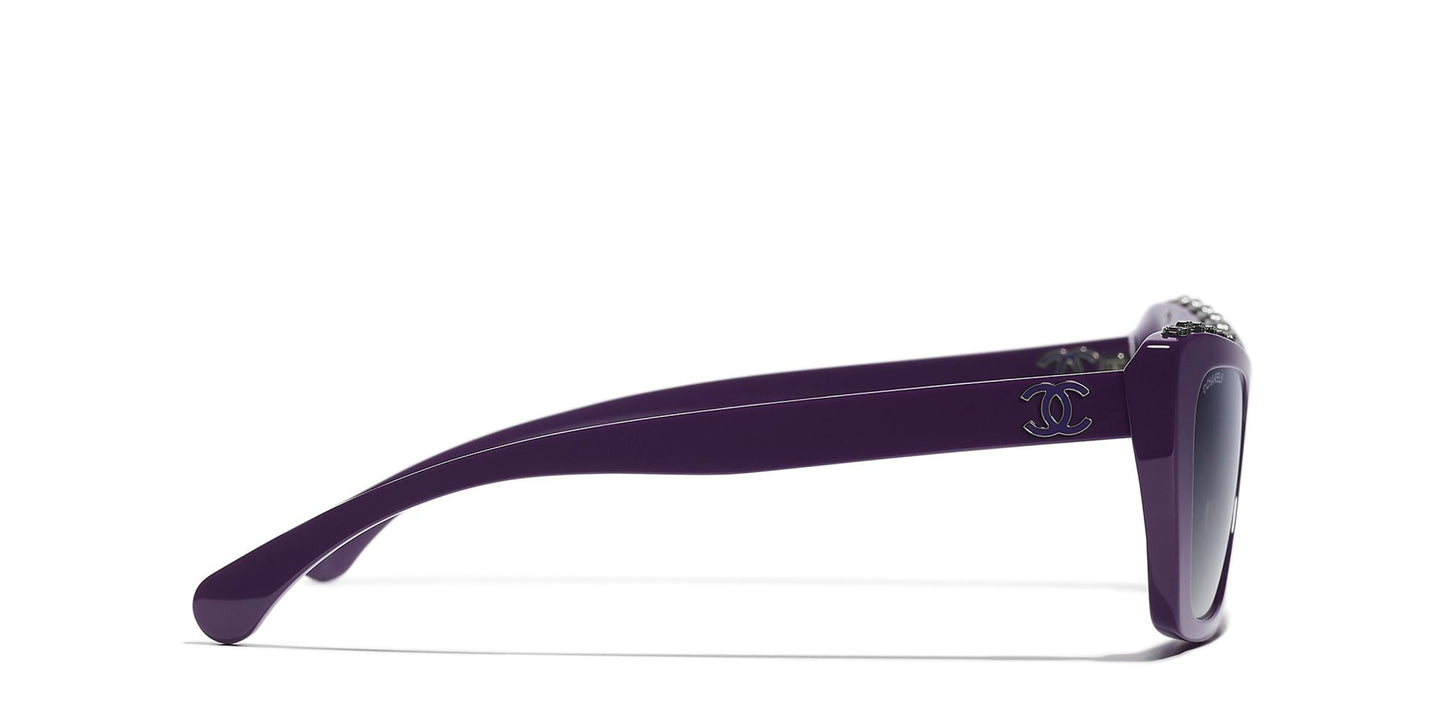 משקפי שמש של שאנל סגול-סגול | CHANEL Butterfly glasses CH5540 Purple-Purple