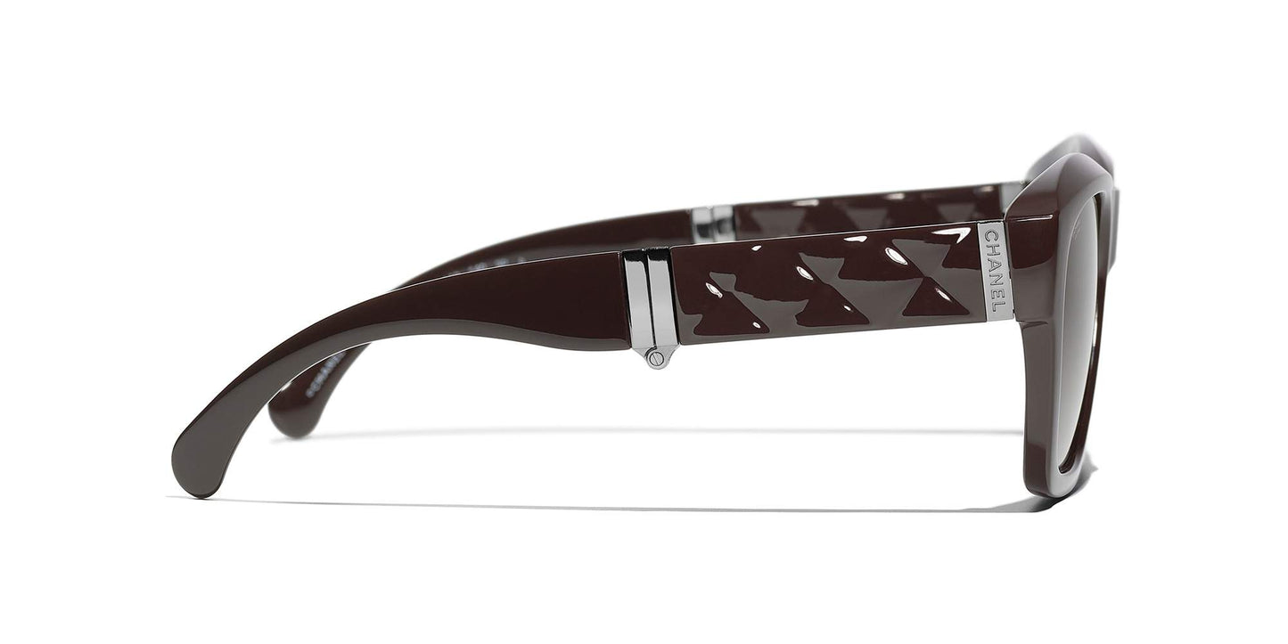משקפי שמש של שאנל חומים | CHANEL Square Sunglasses CH6055B Brown