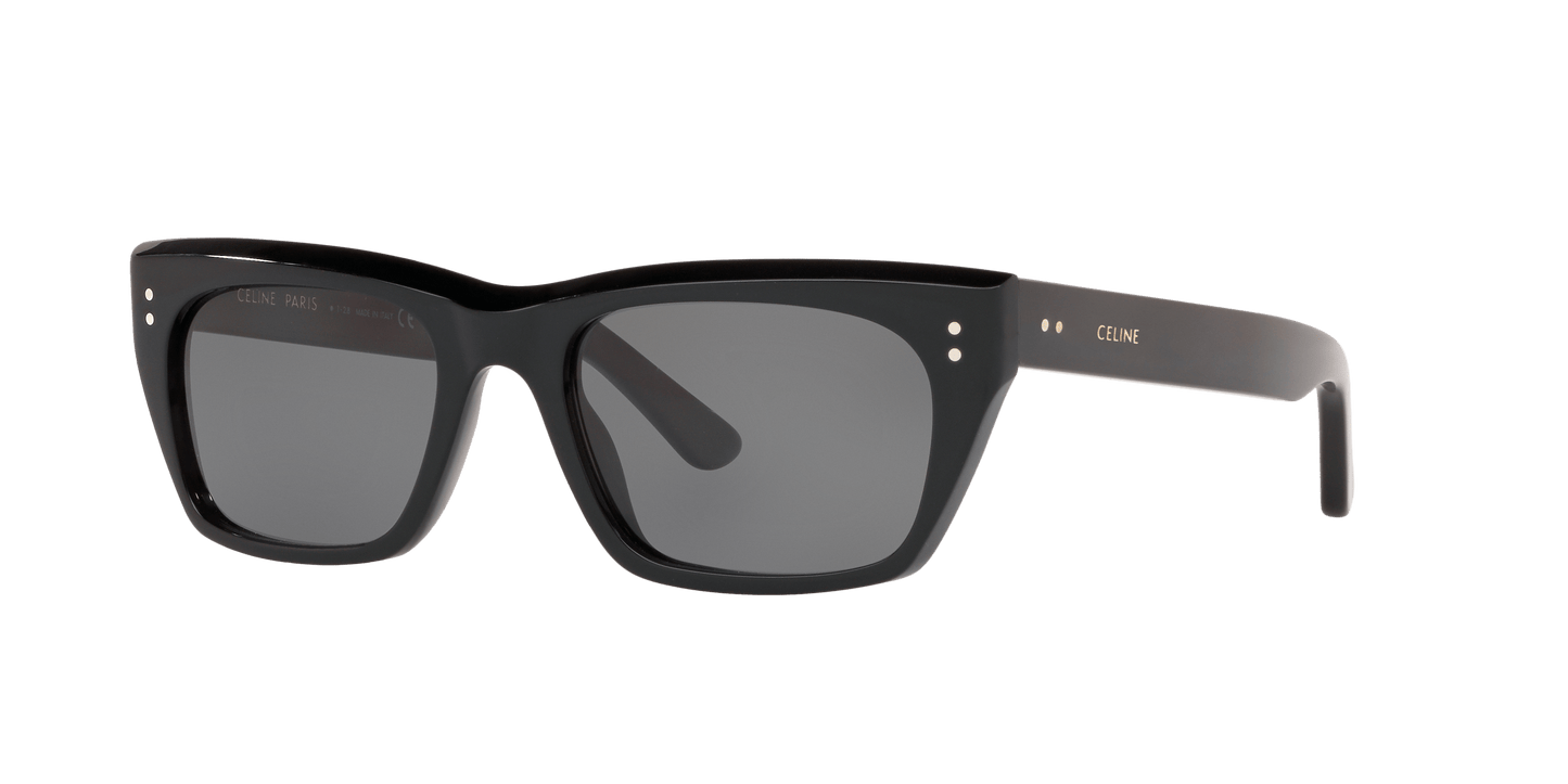 Celine Sunglasses Black Shiny-Grey Polar | CELINE CL40060I Black Shiny-Grey Polar