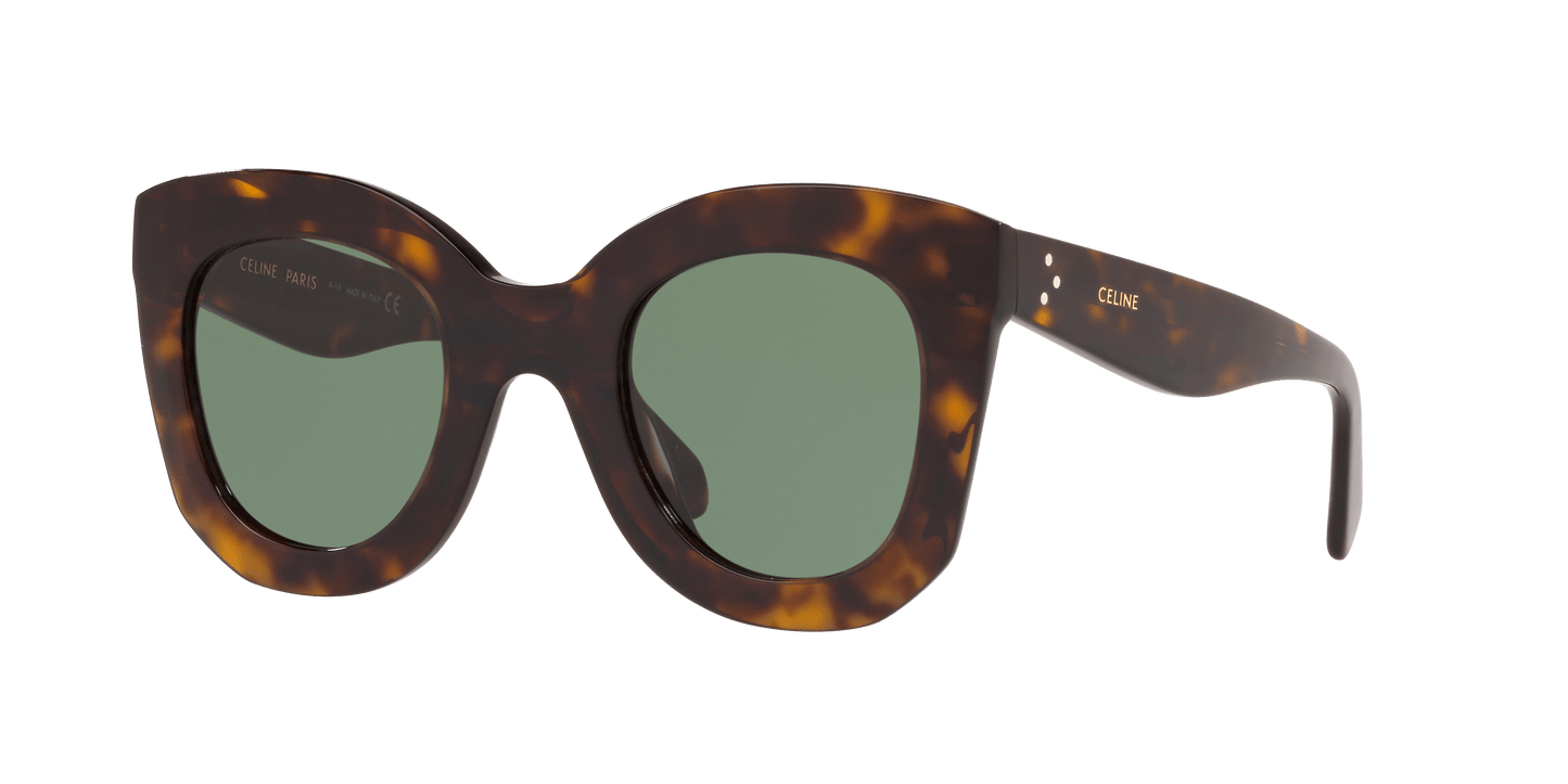 Celine Tortoise-Green Sunglasses | CELINE CL4005IN Tortoise-Green