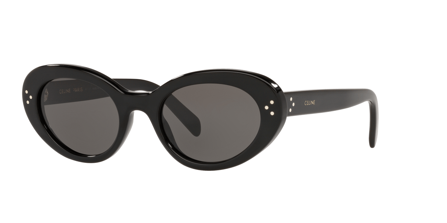 משקפי שמש של סלין שחור מבריק-אפור | CELINE CL40193I Black Shiny-Grey